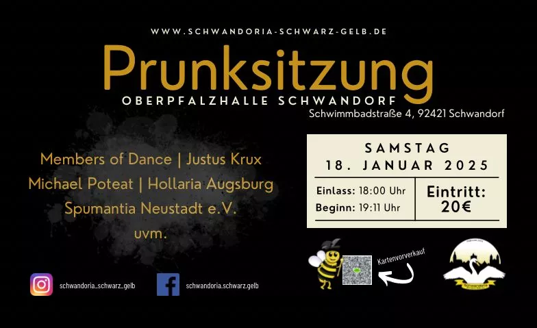 Event-Image for 'Prunksitzung der Schwandoria Schwarz-Gelb e. V.'