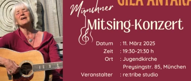 Event-Image for 'Münchner Mitsingkonzert mit Gila Antara'