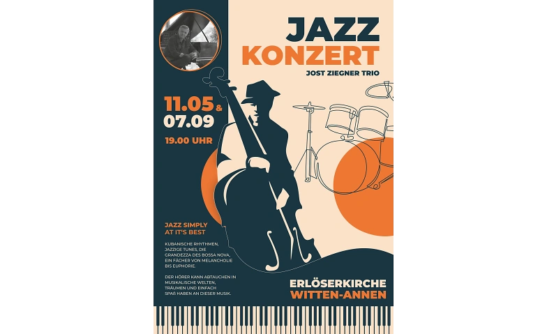 Event-Image for 'Konzert des Jost Ziegner Jazz Trios'