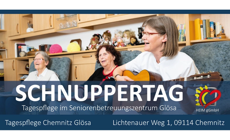 Schnuppertag in der Tagespflege Chemnitz Gl&ouml;sa ${singleEventLocation} Tickets