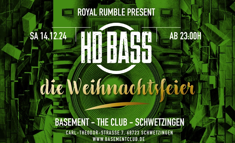 Event-Image for 'HD BASS - Die Weihnachtsfeier (By Royal Rumble)'