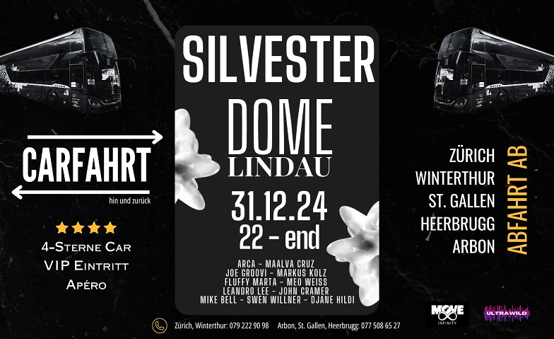 Event-Image for 'BIG SILVESTER VIP CARFAHRT INKLUSIVE PARTY CLUB DOME'