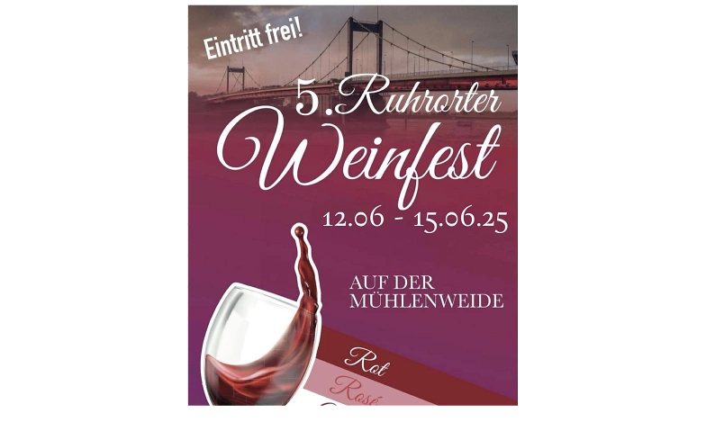 Event-Image for '5. Ruhrorter Weinfest auf der Mühlenweide'