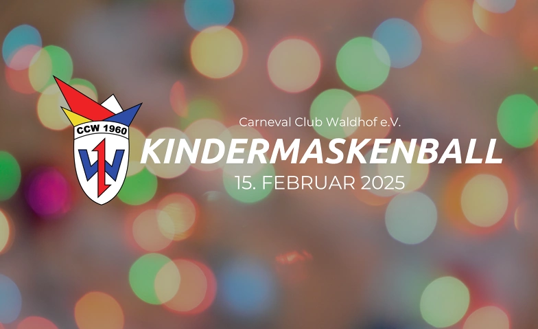 Event-Image for 'CCW - Kindermaskenball - 2025'