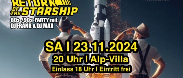 Event-Image for 'RETURN of the STARSHIP: die kultige 80er/90er-Party'