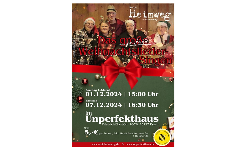 Das unperfekte Weihnachtslieder-Singen ${singleEventLocation} Tickets