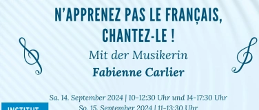 Event-Image for 'Fabienne Carlier  Chanson Workshop'