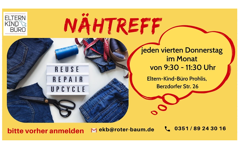 Event-Image for 'Nähtreff mit Kinderbetreuung'