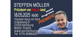 Veranstalter:in von Steffen Möller Stand Up Comedy  Präsident von Polsch-land