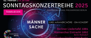 Event-Image for 'Sonntagskonzert Nr. 2 - Männersache'