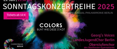 Event-Image for 'Sonntagskonzert Nr. 6 - Colors: Bunt wie diese Stadt'