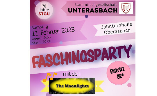 Sponsoring-Logo von Faschingsparty der Stammtischgesellschaft Unterasbach Event