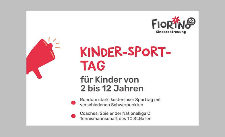 Fiorino Kinder-Sport-Tag Sporthalle Tal der Demut, St. Gallen Tickets