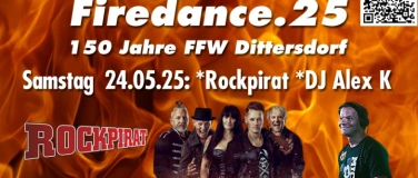 Event-Image for 'Firedance Dittersdorf Partynacht mit Rockpirat und DJ Alex K'