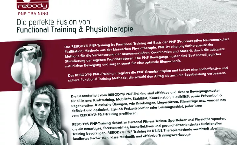 REBODY® PNF-Training  Advanced "Trainingsprogressionen für.. Sanogym, Johannesstraße 58A, 70176 Stuttgart Tickets