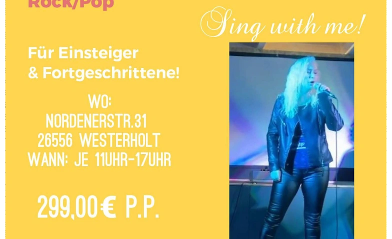 Event-Image for 'Intensiv Gesangsworkshop für Rock & Pop Gesang'