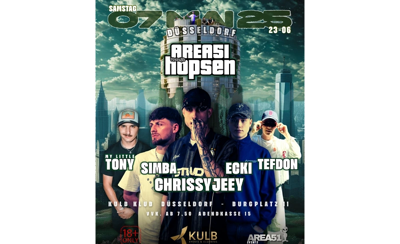 Event-Image for 'HOPSEN by AREA51 x Klub Kulb Düsseldorf'