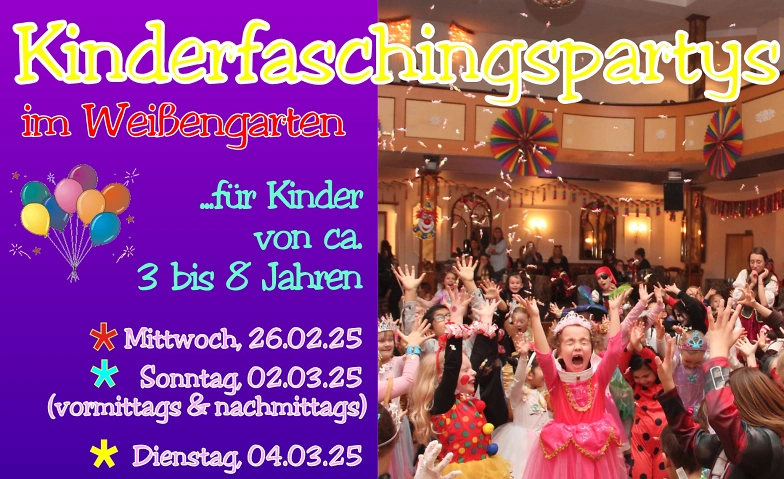 Kinderfasching im Wei&szlig;engarten ${singleEventLocation} Tickets