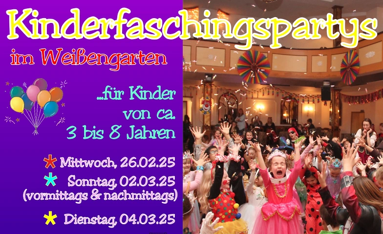 Kinderfasching im Wei&szlig;engarten ${singleEventLocation} Tickets