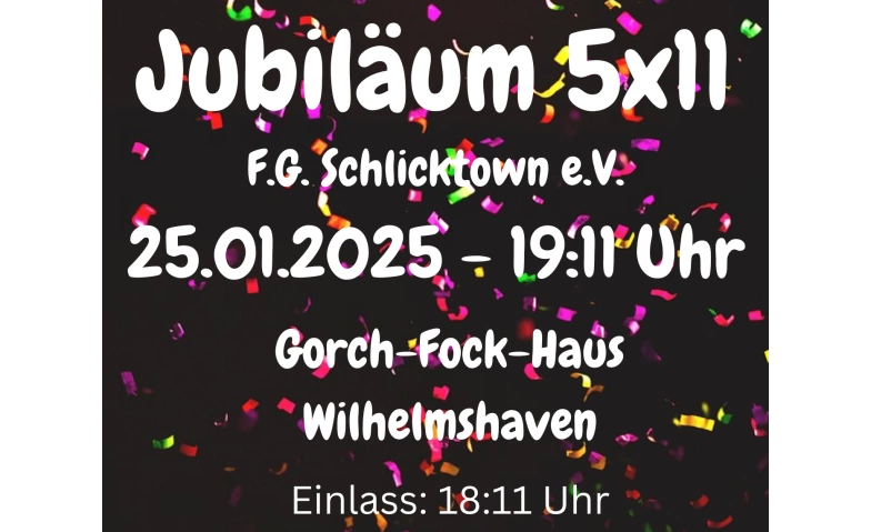 Event-Image for 'Karneval in Wilhelmshaven F.G. Schlicktown e.V.'