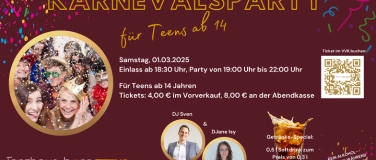 Event-Image for 'Karnevalsparty für Teens ab 14'