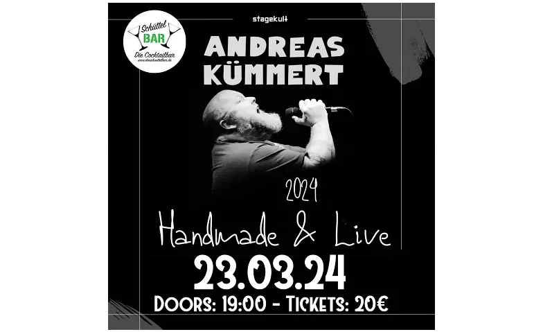 Event-Image for 'Andreas Kümmert - Handmade & Live - Schüttelbar'