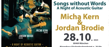 Event-Image for 'Micha Kern & Jordan Brodie - A Night of Acoustic Guitar'