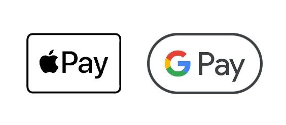 Icons Apple Pay und Google Pay