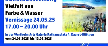 Event-Image for 'Eröffnung Kunstausstellung "Vielfalt aus Farbe und Wasser"'