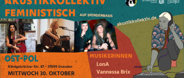 Event-Image for 'Akustikkollektiv feministisch @Ostpol'