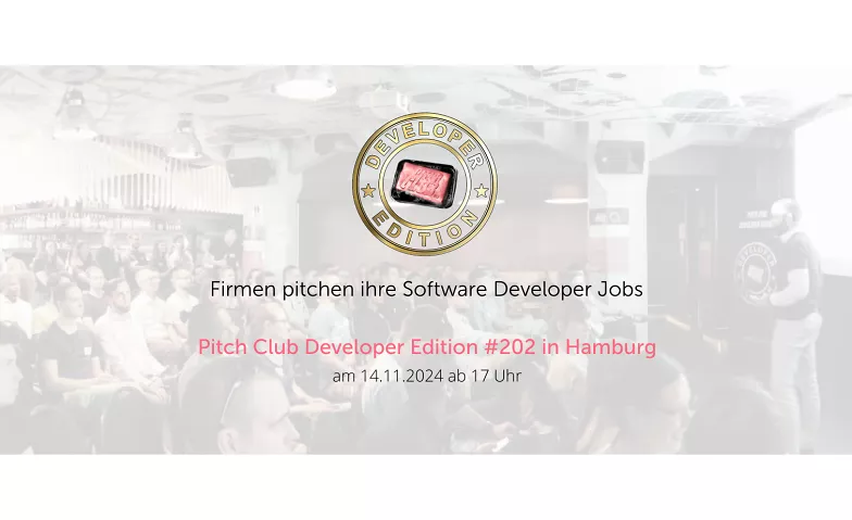 Pitch Club Developer Edition #202 - Hamburg Hamburg, Hamburg, 20095 Hamburg Tickets