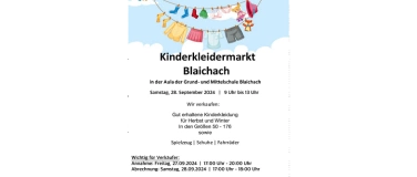 Event-Image for 'Kinderkleidermarkt Blaichach'