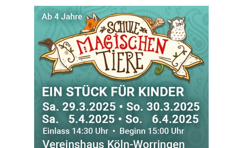 &quot;Die Schule der magischen Tiere - Ashanti ist weg&quot; Tickets