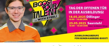 Event-Image for 'Tag der offenen Tür in der Ausbildung von Saarstahl'