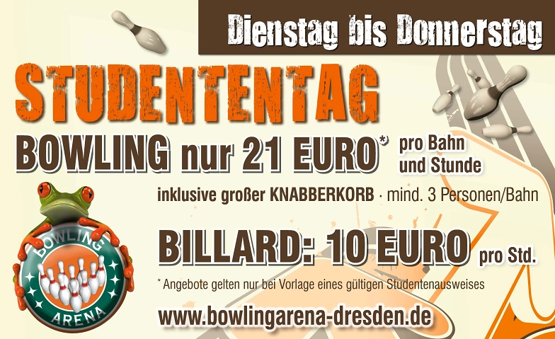 Event-Image for 'STUDENTENTAG  Bowling/Billard'