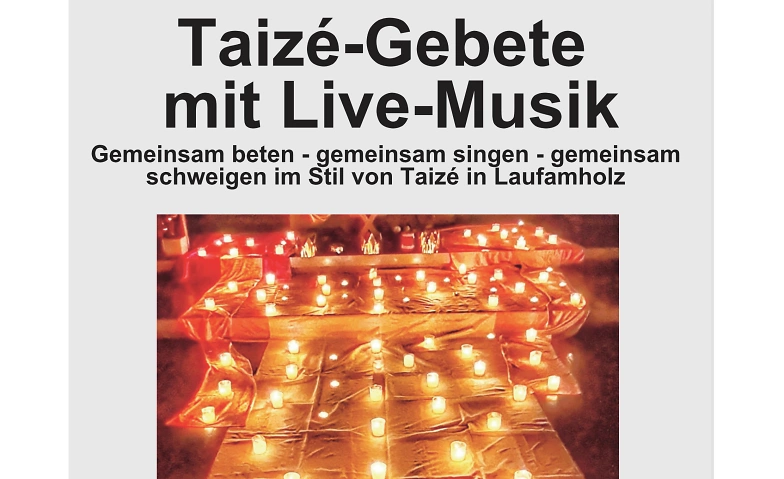 Taiz&eacute;-Gebet mit Live Musik Tickets