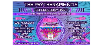 Event organiser of THE PSYTHERAPIE VOL.5 (Schorlis bday bash)