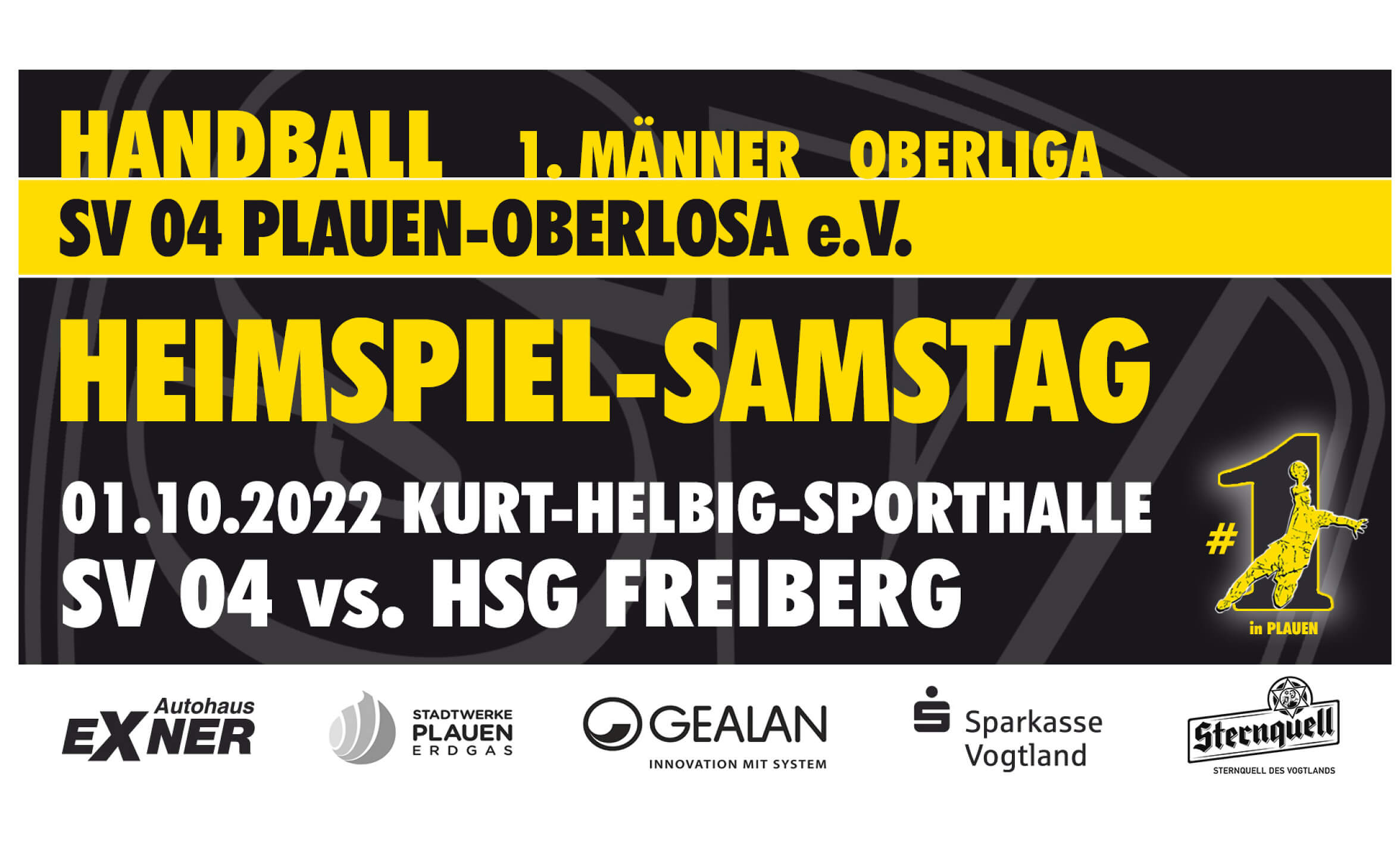 Event-Image for 'Heimspiel SV 04 Plauen-Oberlosa vs. HSG Freiberg'